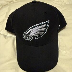 47 Black Cap with Embroidered Logo